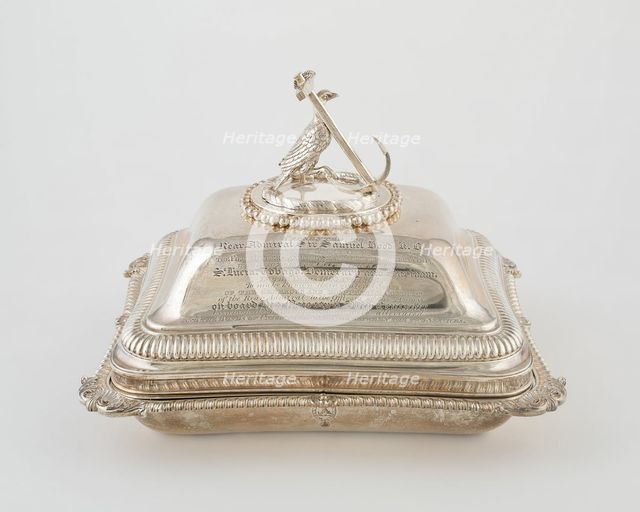 Entree Dish with Cover from the Hood Service, London, 1806/07. Creator: Paul Storr.