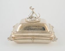 Entree Dish with Cover from the Hood Service, London, 1806/07. Creator: Paul Storr