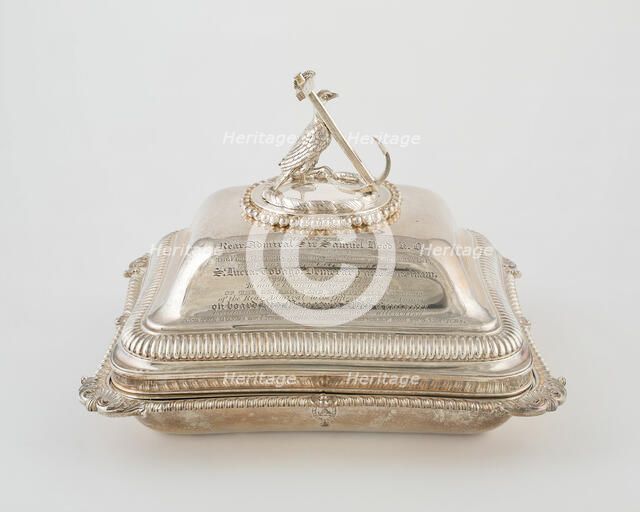 Entree Dish with Cover from the Hood Service, London, 1806/07. Creator: Paul Storr.