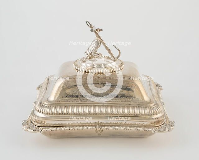 Entree Dish with Cover from the Hood Service, London, 1806/07. Creator: Paul Storr.