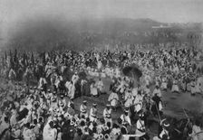 Entrée Solennelle a Fez (le 30 septembre) du Sultan de Maroc Moulay Youssef 1916. Creator: Unknown