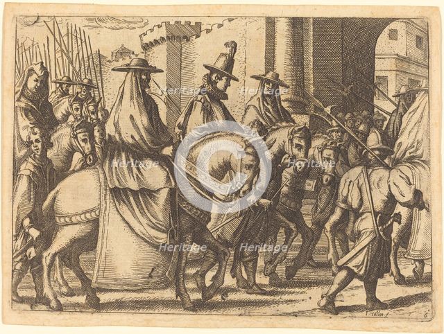 Entry into Ferrara, 1612. Creator: Jacques Callot.