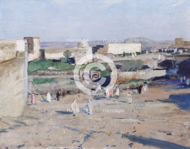 Entry into Fez, 1930s. Creator: Henry Bishop.