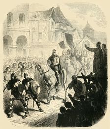 Entry of Charles Martel into Paris, After Defeating the Saracens (732AD),1890. Creator: Unknown
