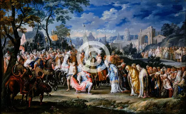 'Entry of Alexander the Great into Babylon', 331 BC, (18th century). Artist: Johann Georg Platzer
