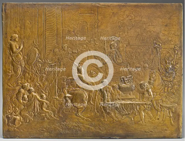 Entry of Alexander the Great into Babylon, or The Triumph of Alexander, 18th century. Creator: Unknown.