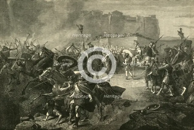 'Entry of Belisarius into Rome', (536 AD), 1890.   Creator: Unknown.