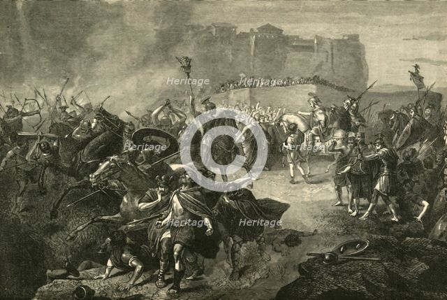 'Entry of Belisarius into Rome', (536 AD), 1890.   Creator: Unknown.