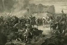 Entry of Belisarius into Rome (536 AD), 1890. Creator: Unknown