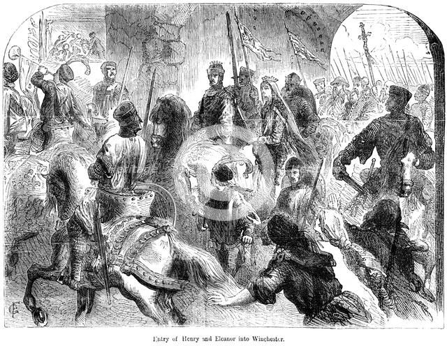 'Entry of Henry and Eleanor into Winchester'. Artist: Unknown