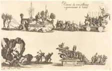 Entry of His Highness, Representing the Sun, 1627. Creator: Jacques Callot