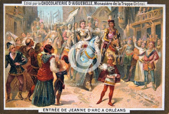 Entry of Joan of Arc into Orleans, 1429, (19th century). Artist: Unknown