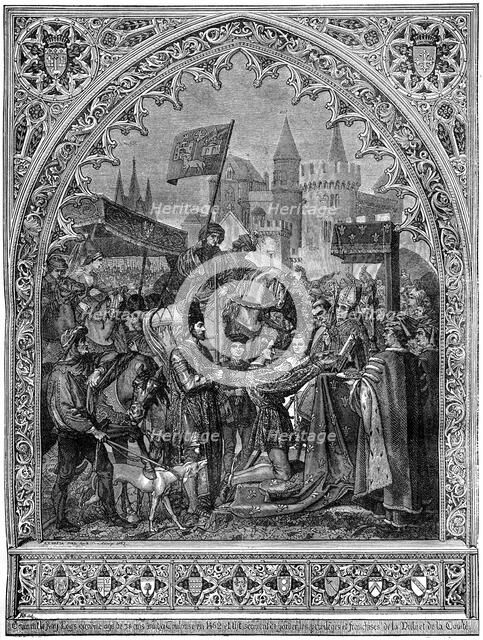 Entry of Louis XI of France into Troyes, 1462 (1882-1884). Artist: Unknown