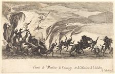 Entry of M. de Couvonge and M. de Chalabre, 1627. Creator: Jacques Callot