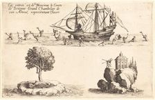 Entry of M. le Comte de Brionne, Grand Chamberlain of His Highness,Representing Jason, 1627. Creator: Jacques Callot