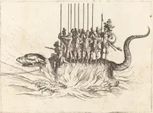 Entry of Monseigneur Henry de Lorraine, Marquis de Moy, under the Name of Pirandre, 1627. Creator: Jacques Callot
