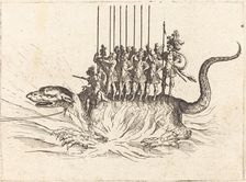 Entry of Monseigneur Henry de Lorraine, Marquis de Moy, under the Name of Pirandre, 1627. Creator: Jacques Callot