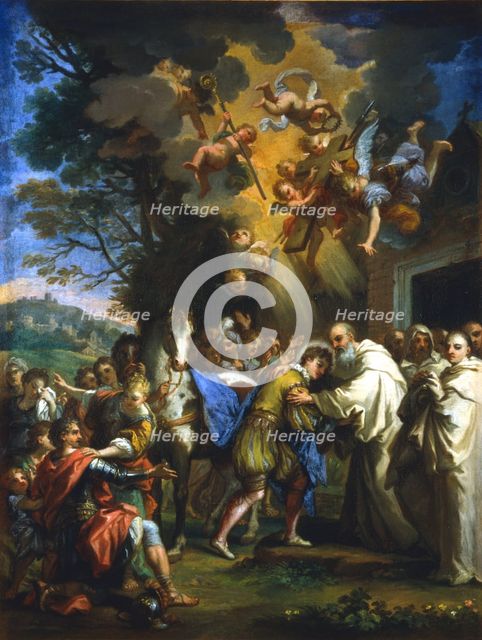 'Entry of St Bernard into the City', c1630-1679. Artist: Unknown