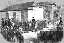Entry of Prince Jerome Bonaparte into Toulon 1854. Creator: Unknown