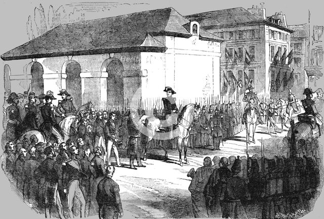 'Entry of Prince Jerome Bonaparte into Toulon', 1854. Creator: Unknown.