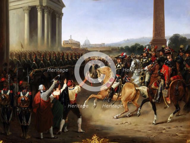 Entry of the French Army in Rome, February 15, 1798, 1834.