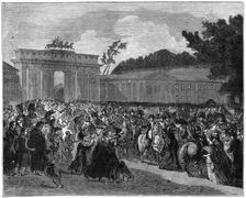 Entry of the French army into Berlin, 27th October 1806 (1882-1884)