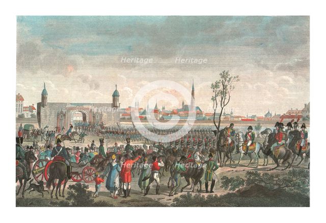 Entry of the French into Vienna, 14 November 1805, (c1850). Artist: Francois Pigeot.