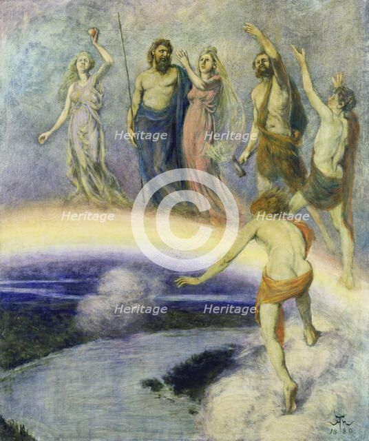 Entry of the Gods into Valhalla, 1880.