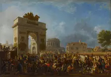 Entry of the Imperial Guard into Paris at the Barrière de Pantin, 25 November 1807, ca 1808