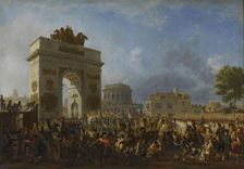 Entry of the Imperial Guard into Paris at the Barrière de Pantin, 25 November 1807, ca 1808