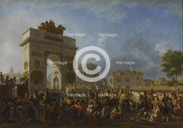 Entry of the Imperial Guard into Paris at the Barrière de Pantin, 25 November 1807, ca 1808.