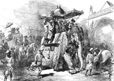 Entry of the Prince of Wales into a City of India, 1876. Creator: C.R.