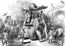 Entry of the Prince of Wales into a City of India, 1876. Creator: C.R.