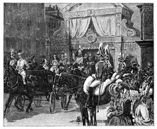 Entry of the Princess Alexandra into London, late 19th century