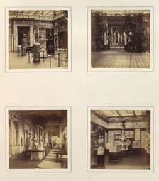 [Entryway of Renaissance Court; Medieval Vestibule; View of the Renaissance Court; Roo..., ca. 1859. Creator: Attributed to Philip Henry Delamotte
