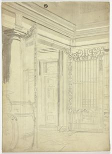 Entryway with Open Gate, n.d. Creator: Unknown