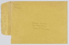 Envelope addressed to Maxine Sullivan, July 7, 1983. Creator: Unknown