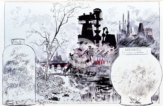 Environmental pollution, 1895. Artist: Unknown