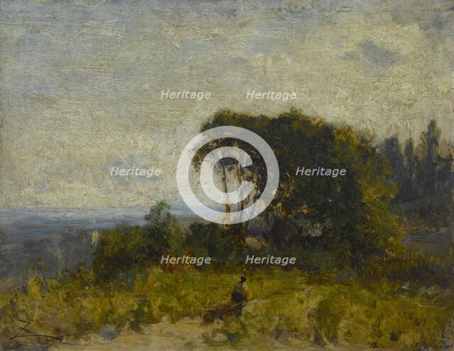 Environs de Barbizon, between 1850 and 1860. Creator: Felix Francois Georges Philibert Ziem.