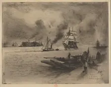 Environs de Gravesend, 1883. Creator: Felix Hilaire Buhot