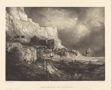 Environs de Dieppe, 1832. Creator: Eugene Isabey