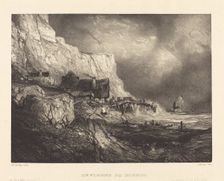 Environs de Dieppe, 1832. Creator: Eugene Isabey