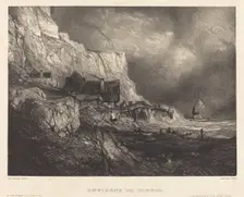 Environs de Dieppe, 1833. Creator: Eugene Isabey