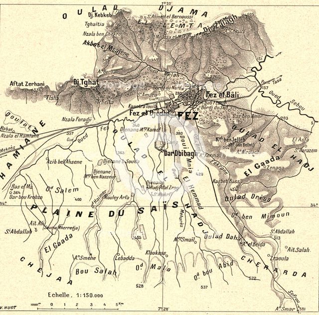 ''Environs de Fez; Afrique du nord', 1914. Creator: Unknown.