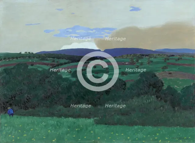 Environs de Lausanne, 1900. Creator: Vallotton, Felix Edouard (1865-1925).