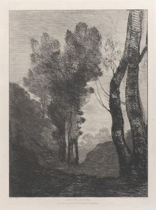 Environs de Rome, 1866. Creator: Jean-Baptiste-Camille Corot