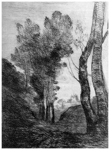 Environs de Rome c1815-1865, (1924). Artist: Jean-Baptiste-Camille Corot