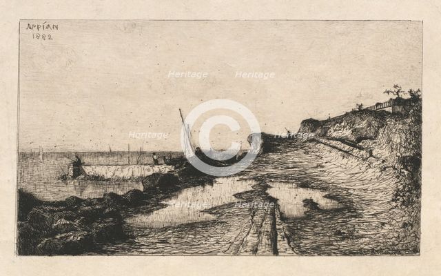 Environs of Carqueronne (Environs de Carqueronne), 1882. Creator: Adolphe Appian (French, 1818-1898).