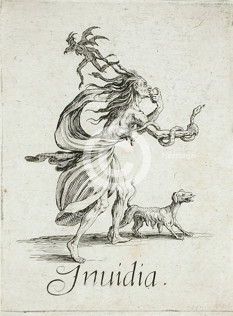 Envy, c1621. Creator: Jacques Callot.