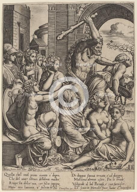 Envy Driven from the Temple of the Muses. Creator: Master of the Die.